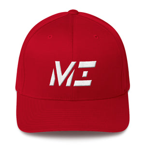 Michigan - Structured Twill Cap - White Embroidery - MI - Many Hat Color Options Available