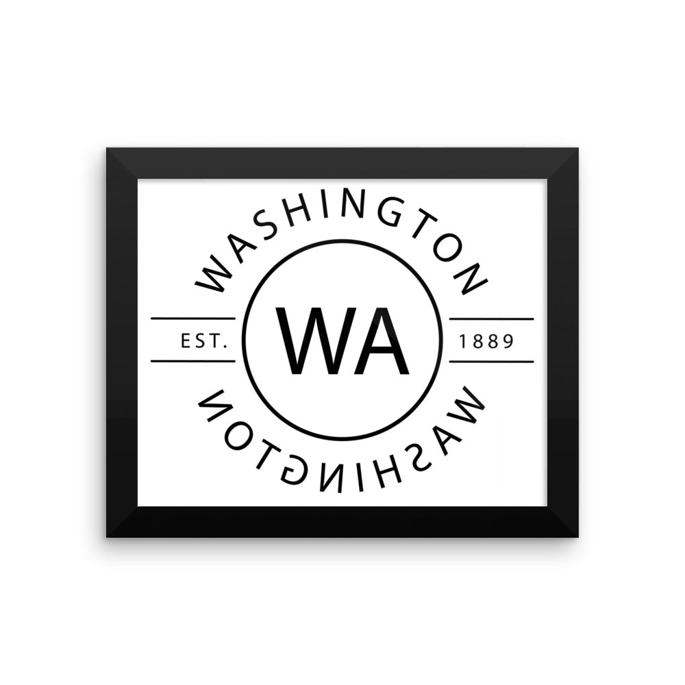Washington - Framed Print - Reflections