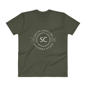 South Carolina - V-Neck T-Shirt - Reflections
