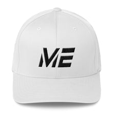 Maine - Structured Twill Cap - Black Embroidery - ME - Many Hat Color Options Available