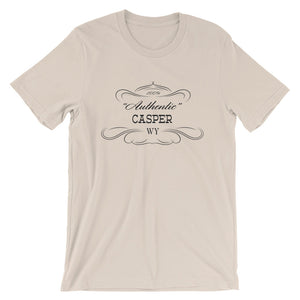 Wyoming - Casper WY - Short-Sleeve Unisex T-Shirt - "Authentic"