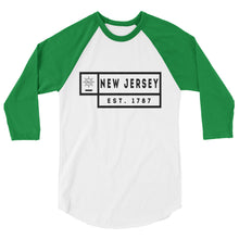 New Jersey - 3/4 Sleeve Raglan Shirt - Established