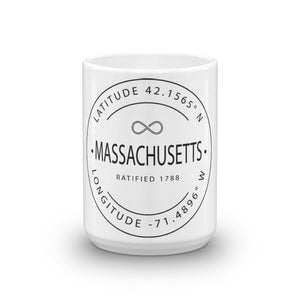 Massachusetts - Mug - Latitude & Longitude