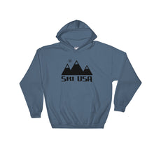 USA Designs - Hooded Sweatshirt - Ski USA