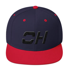 Ohio - Flat Brim Hat - Black Embroidery - OH - Many Hat Color Options Available