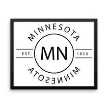 Minnesota - Framed Print - Reflections