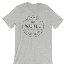 Washington DC - Short-Sleeve Unisex T-Shirt - Latitude & Longitude