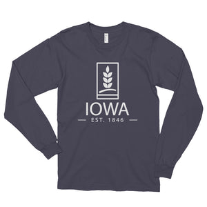 Iowa - Long sleeve t-shirt (unisex) - Established