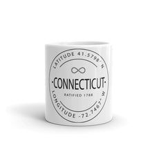 Connecticut - Mug - Latitude & Longitude