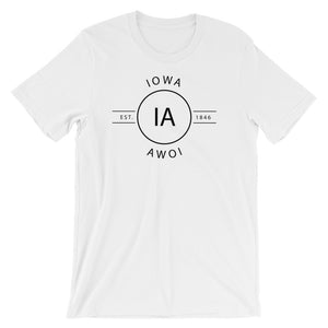 Iowa - Short-Sleeve Unisex T-Shirt - Reflections