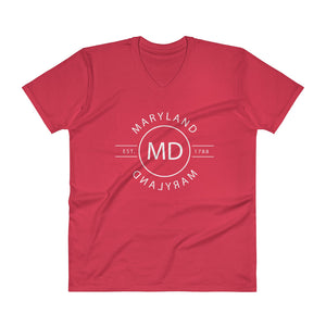 Maryland - V-Neck T-Shirt - Reflections