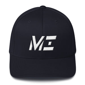 Michigan - Structured Twill Cap - White Embroidery - MI - Many Hat Color Options Available