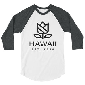 Hawaii - 3/4 Sleeve Raglan Shirt - Established