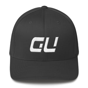 Guam - Structured Twill Cap - White Embroidery - GU - Many Hat Color Options Available