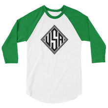 USA Designs - 3/4 Sleeve Raglan Shirt - Diamond