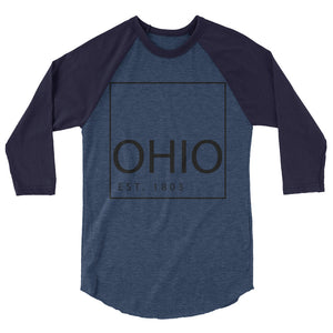 Ohio - 3/4 Sleeve Raglan Shirt - Established