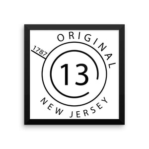 New Jersey - Framed Print - Original 13