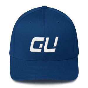 Guam - Structured Twill Cap - White Embroidery - GU - Many Hat Color Options Available