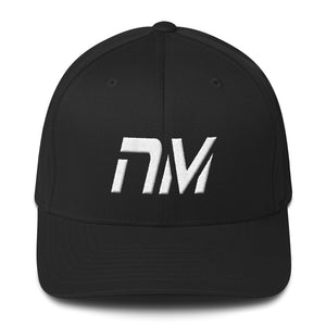 New Mexico - Structured Twill Cap - White Embroidery - NM - Many Hat Color Options Available