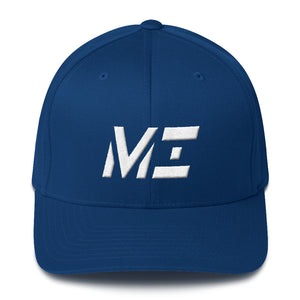 Michigan - Structured Twill Cap - White Embroidery - MI - Many Hat Color Options Available