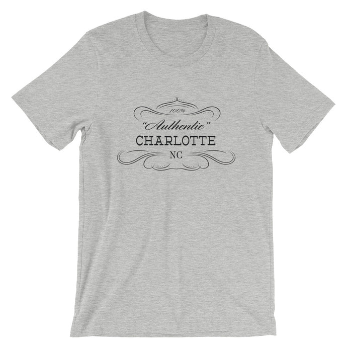 North Carolina - Charlotte NC - Short-Sleeve Unisex T-Shirt - 