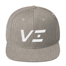 Virgin Islands - Flat Brim Hat - White Embroidery - VI - Many Hat Color Options Available