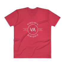 Virginia - V-Neck T-Shirt - Reflections