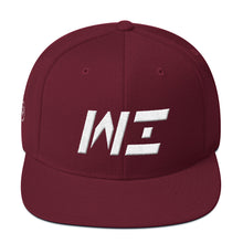 Wisconsin - Flat Brim Hat - White Embroidery - WI - Many Hat Color Options Available