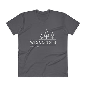 Wisconsin - V-Neck T-Shirt - Established