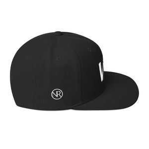 Vermont - Flat Brim Hat - White Embroidery - VT - Many Hat Color Options Available