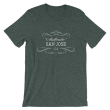 California - San Jose CA - Short-Sleeve Unisex T-Shirt - "Authentic"