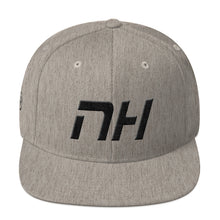 New Hampshire - Flat Brim Hat - Black Embroidery - NH - Many Hat Color Options Available