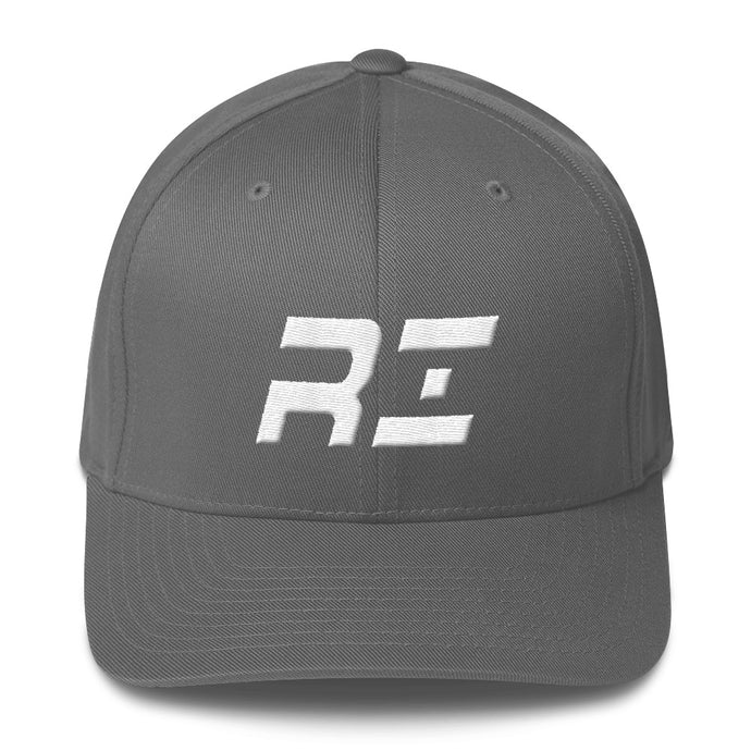 Rhode Island - Structured Twill Cap - White Embroidery - RI - Many Hat Color Options Available