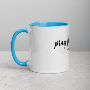 Margo's Collection - Pray for a Miracle - Colorful Coffee Mug