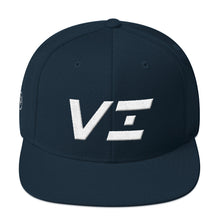 Virgin Islands - Flat Brim Hat - White Embroidery - VI - Many Hat Color Options Available
