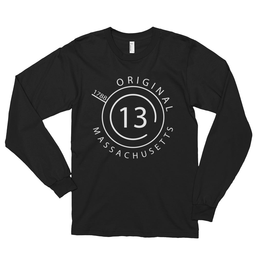 Massachusetts - Long sleeve t-shirt (unisex) - Original 13
