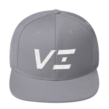 Virgin Islands - Flat Brim Hat - White Embroidery - VI - Many Hat Color Options Available