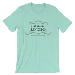 California - San Diego CA - Short-Sleeve Unisex T-Shirt - "Authentic"