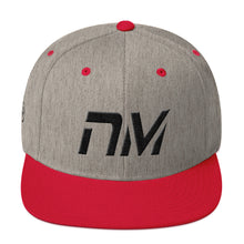 New Mexico - Flat Brim Hat - Black Embroidery - NM - Many Hat Color Options Available