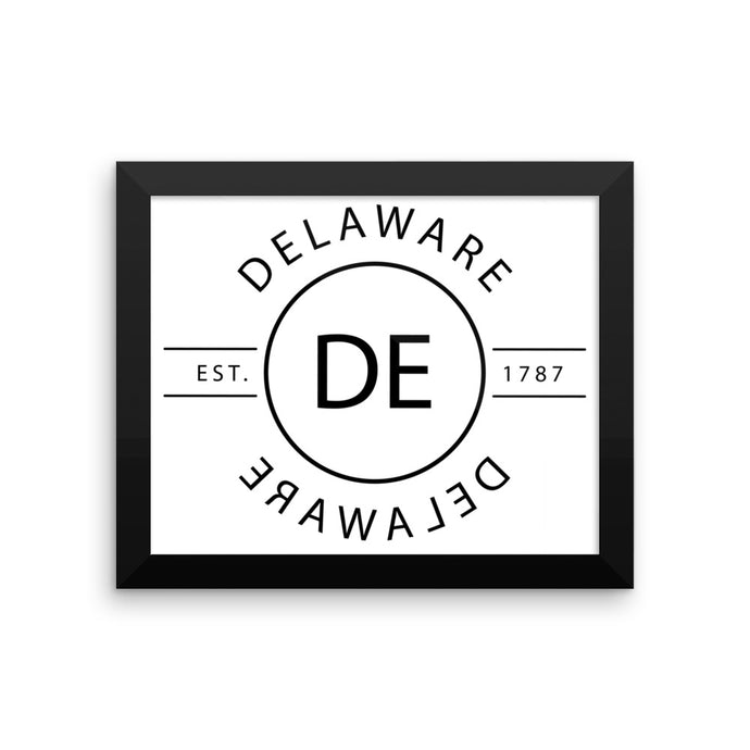 Delaware - Framed Print - Reflections