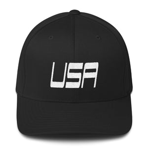 USA Designs - Embroidered Structured Twill Cap - USA