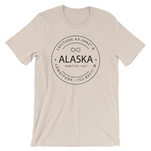 Alaska - Short-Sleeve Unisex T-Shirt - Latitude & Longitude