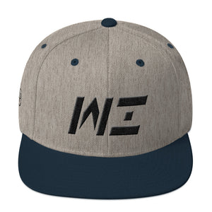 Wisconsin - Flat Brim Hat - Black Embroidery - WI - Many Hat Color Options Available