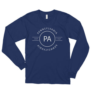 Pennsylvania - Long sleeve t-shirt (unisex) - Reflections