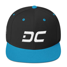 Washington DC - Flat Brim Hat - White Embroidery - DC - Many Hat Color Options Available