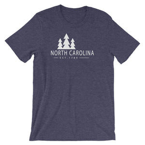 North Carolina - Short-Sleeve Unisex T-Shirt - Established