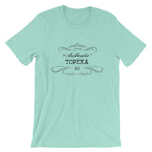 Kansas - Topeka KS - Short-Sleeve Unisex T-Shirt - "Authentic"
