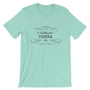 Kansas - Topeka KS - Short-Sleeve Unisex T-Shirt - "Authentic"