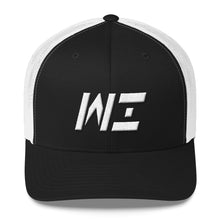 Wisconsin - Mesh Back Trucker Cap - White Embroidery - WI - Many Hat Color Options Available