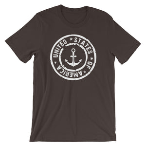 USA Designs - Short-Sleeve Unisex T-Shirt - Anchor